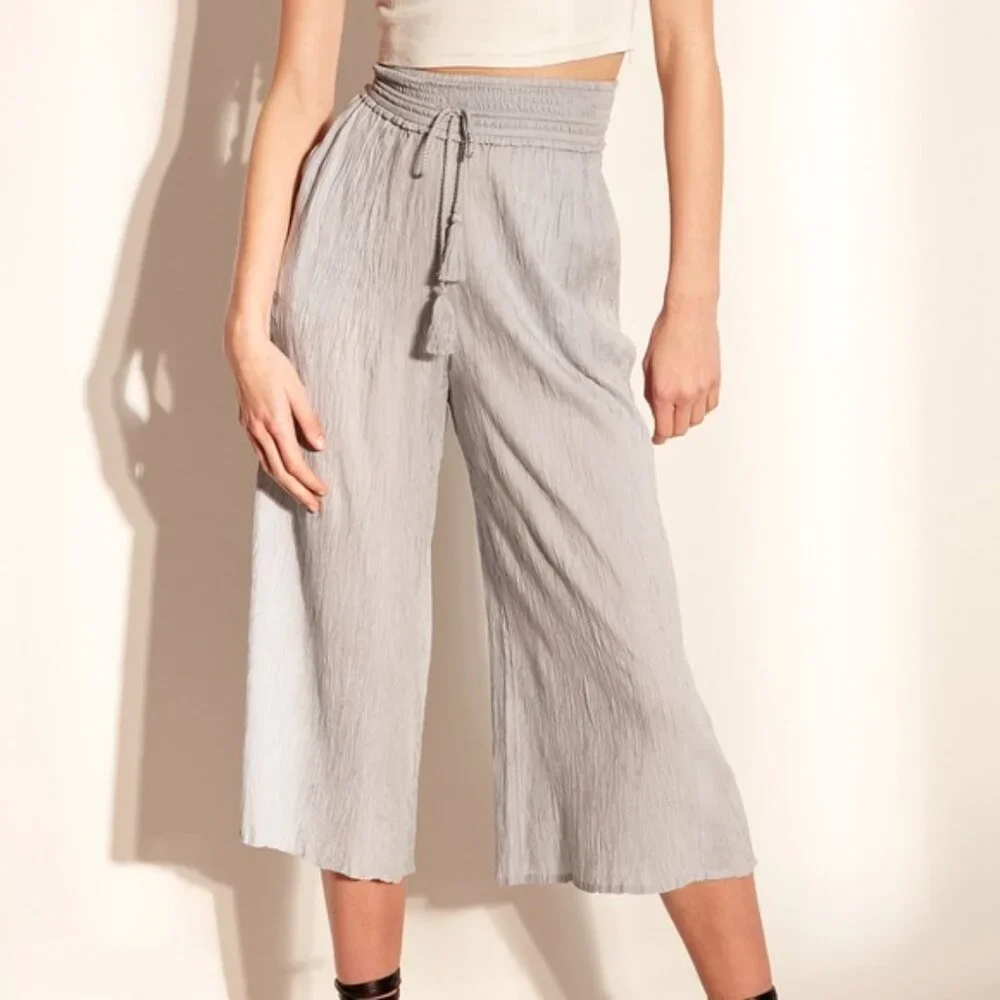 Aritzia Wilfred Nanterre Flowy Pants Grey XS